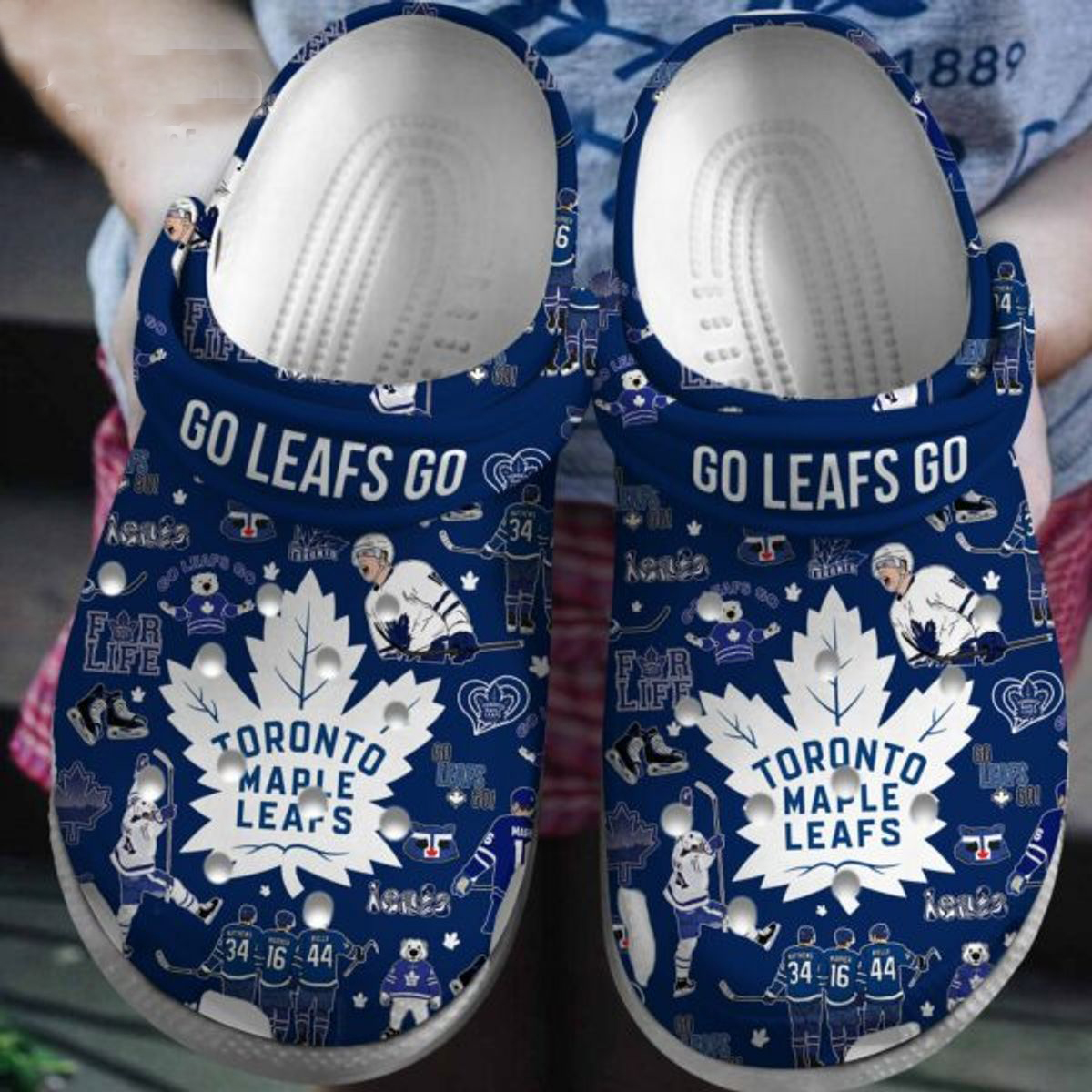 Toronto Maple Leafs Crσċs Shoes B21