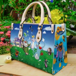 Oggy and the Cockroaches Hand Leather Bag B23