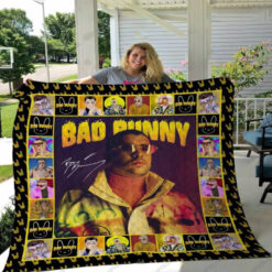 Bad Bunny Quilt Blanket Quilt B23