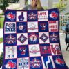 Texas Rangers Blanket Quilt B23