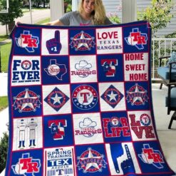 Texas Rangers Blanket Quilt B23
