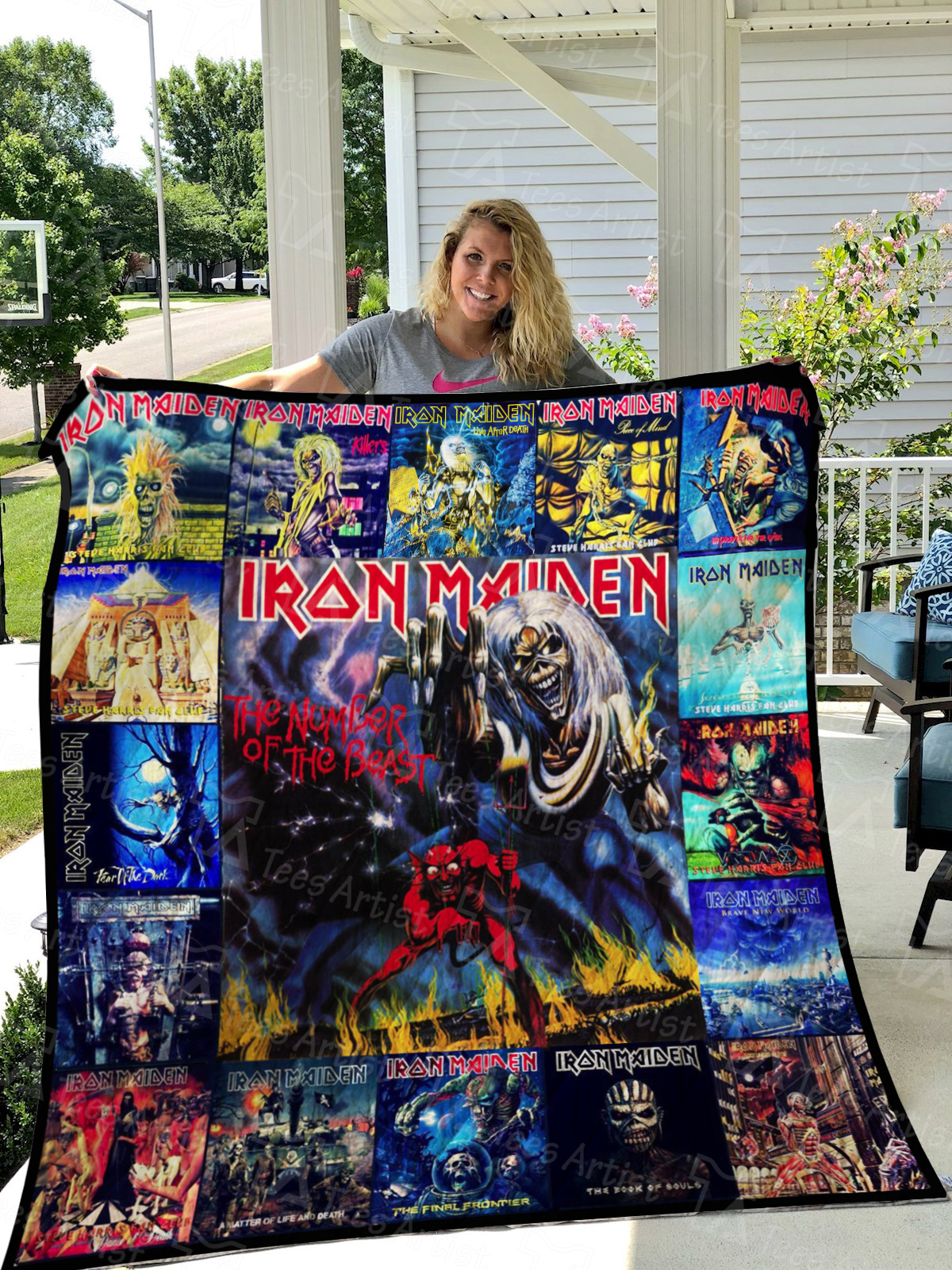 Iron Maiden Blanket Quilt B21