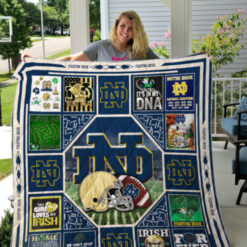 Notre Dame Fighting Irish Blanket Quilt B23