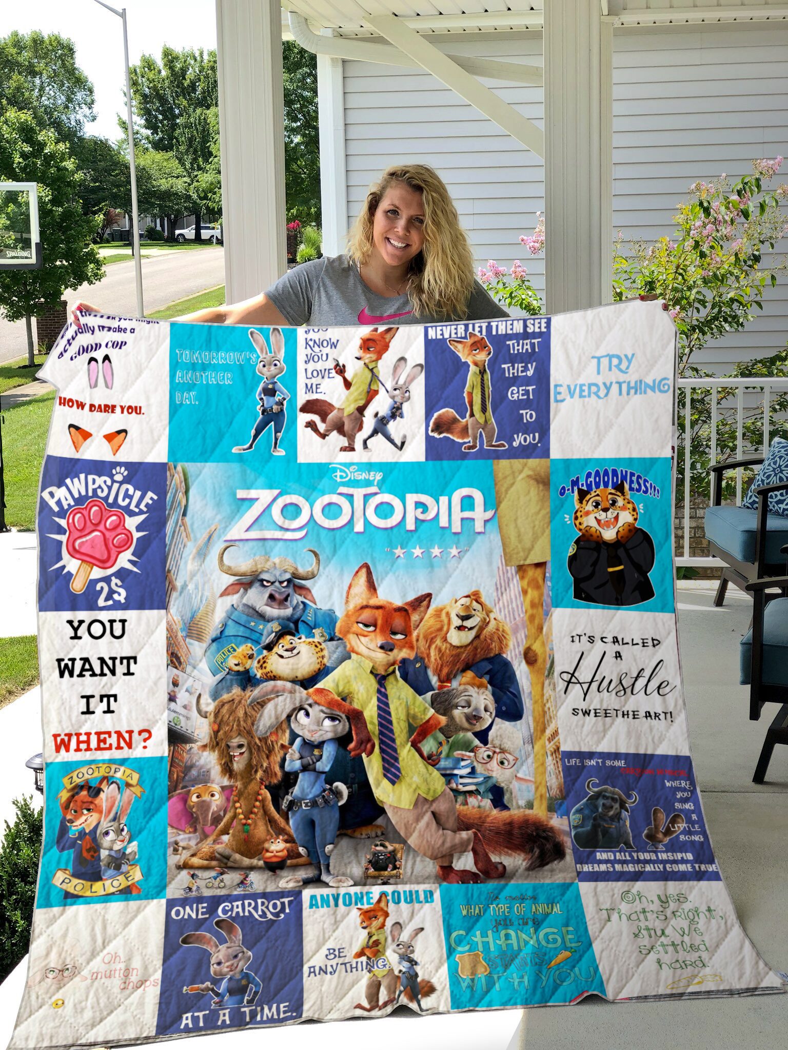 Zootopia Blanket Quilt B21