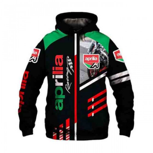 Aprilia Love Hoodie Zip Hoodie 3D B23