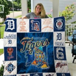 Detroit Tigers Blanket Quilt B23