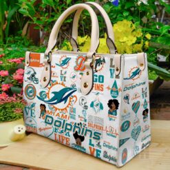 Miami Dolphins 3 Leather Bag B21