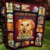 Golden Retriever Blanket Quilt B23