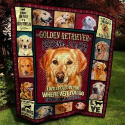 Golden Retriever Blanket Quilt B23