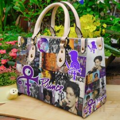 Prince Purple 2 Leather HandBag B22