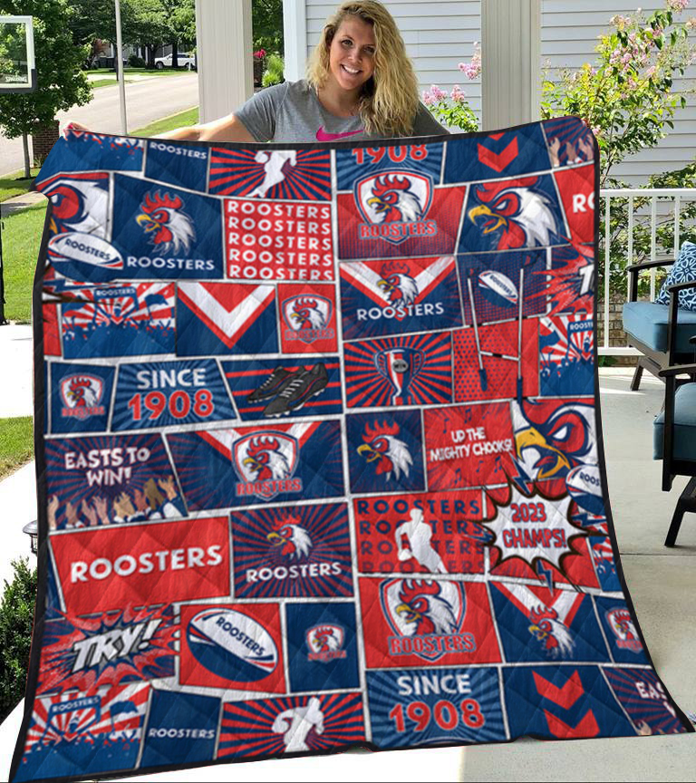 Sydney Roosters Blanket Quilt B23