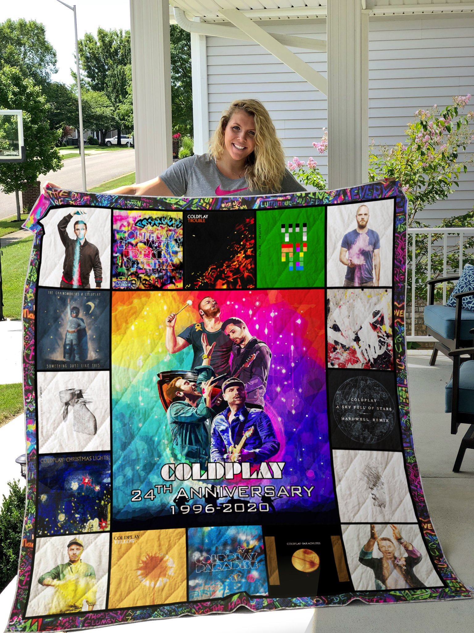 The Coldplay 5 Quilt Blanket B23