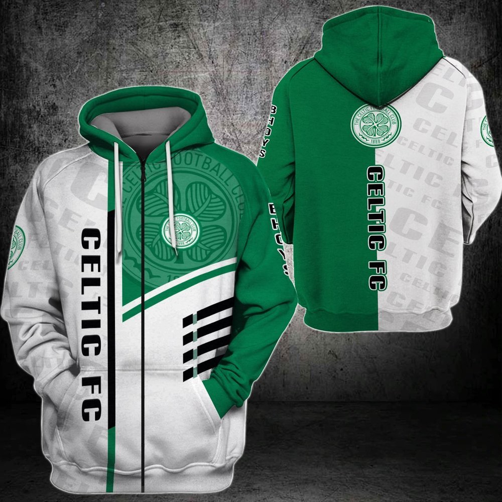 Celtic F.C Hoodie 3D B23