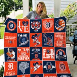 Detroit Tigers Blanket Quilt B23