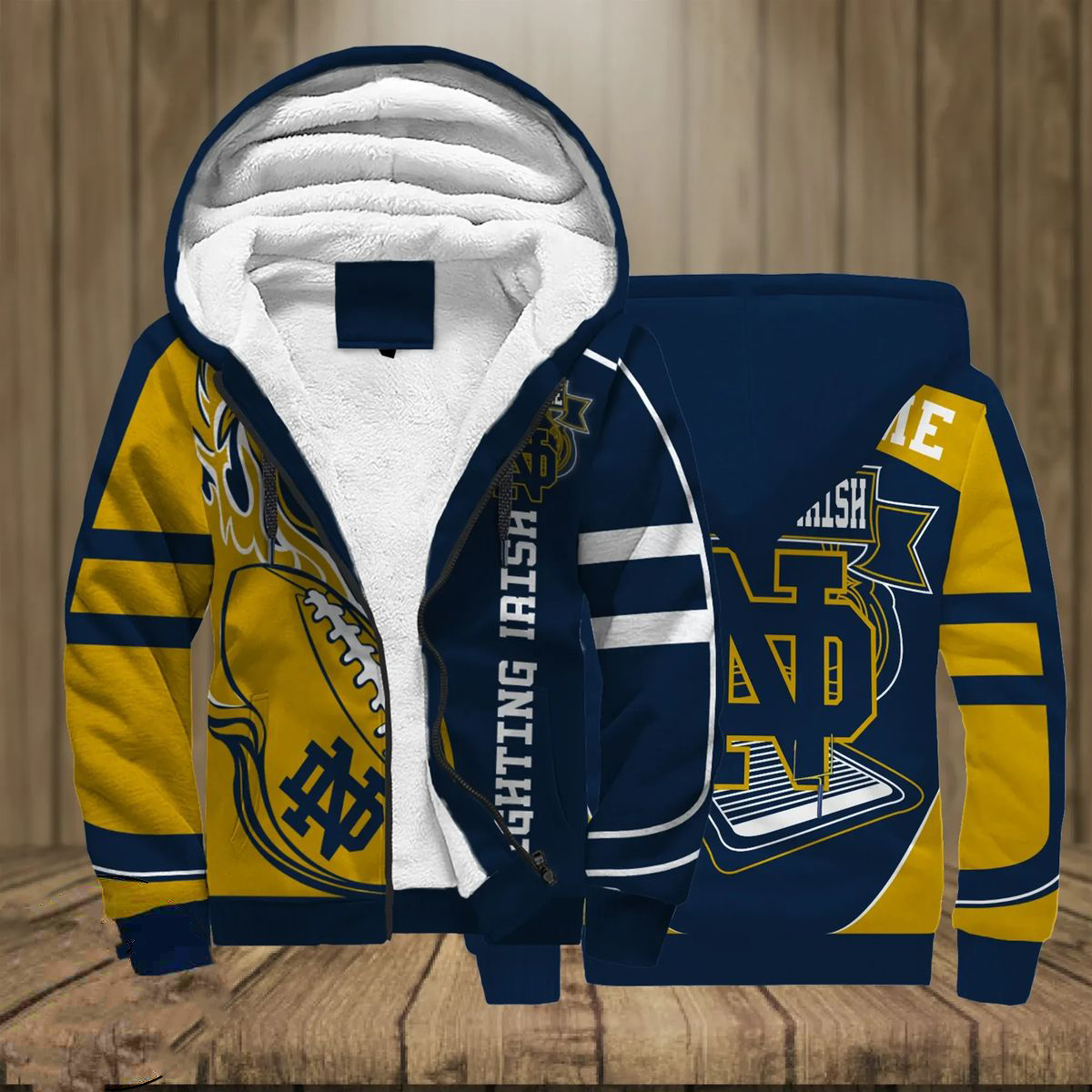 Notre Dame Fighting Irish Fleece Jacket B21