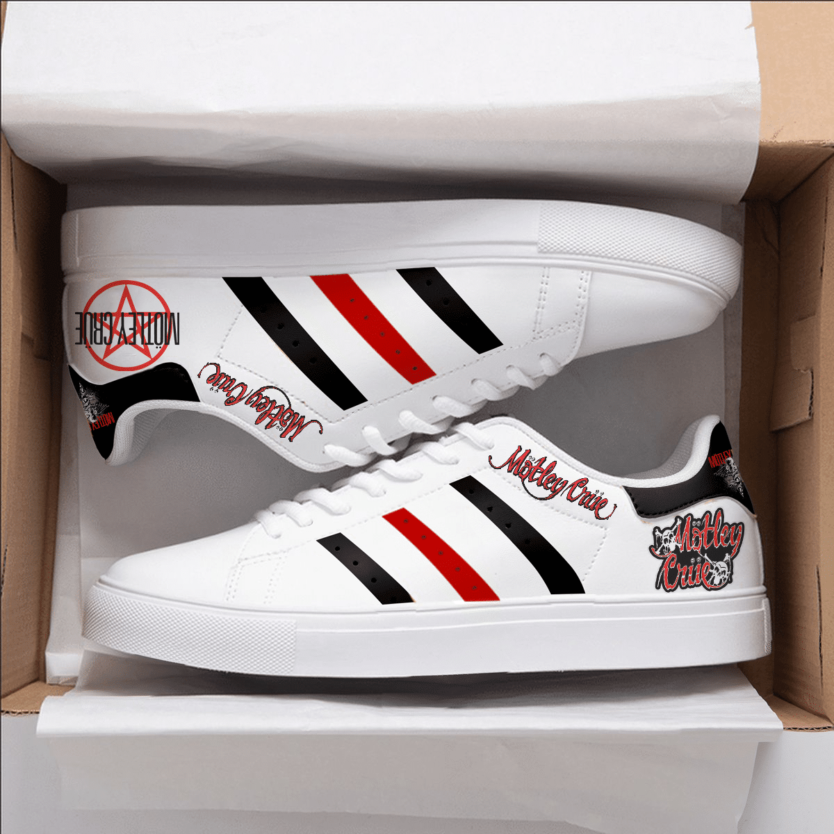 Motley Crue 2 Stan Smith Shoes B22