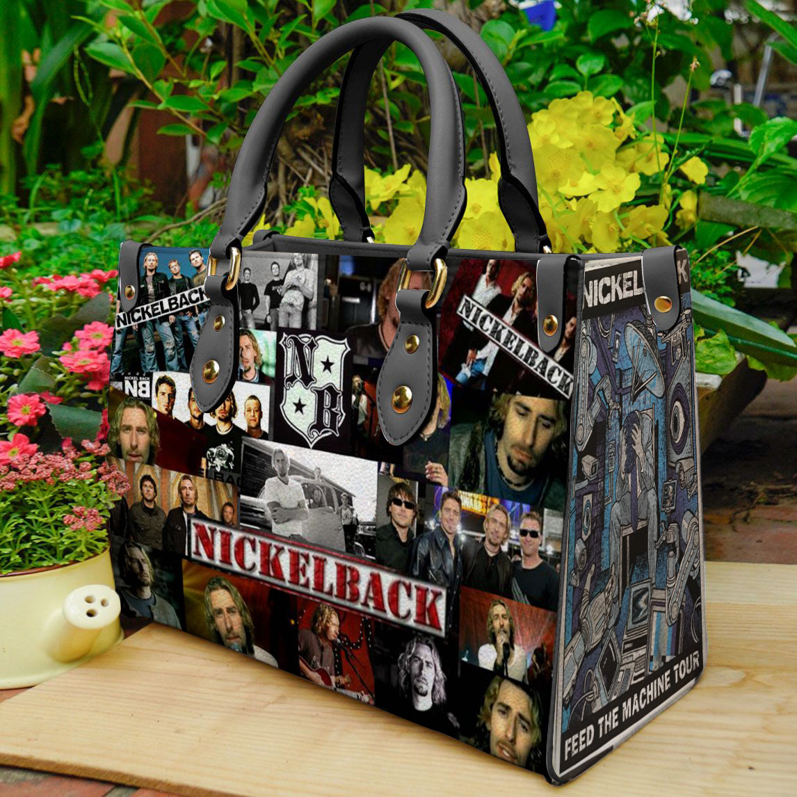 Nickelback 2 Leather HandBag B22