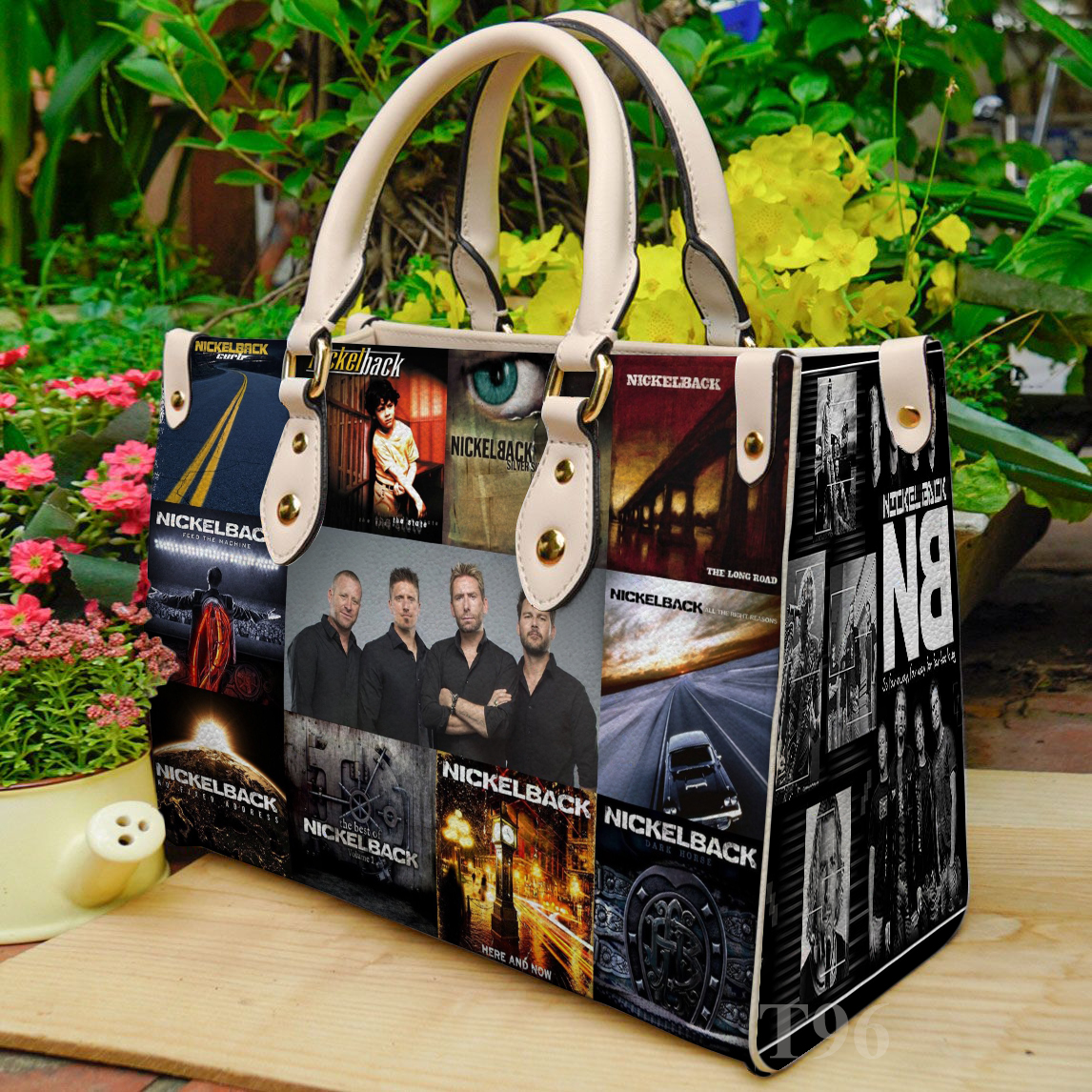 Nickelback 4 Leather HandBag B22