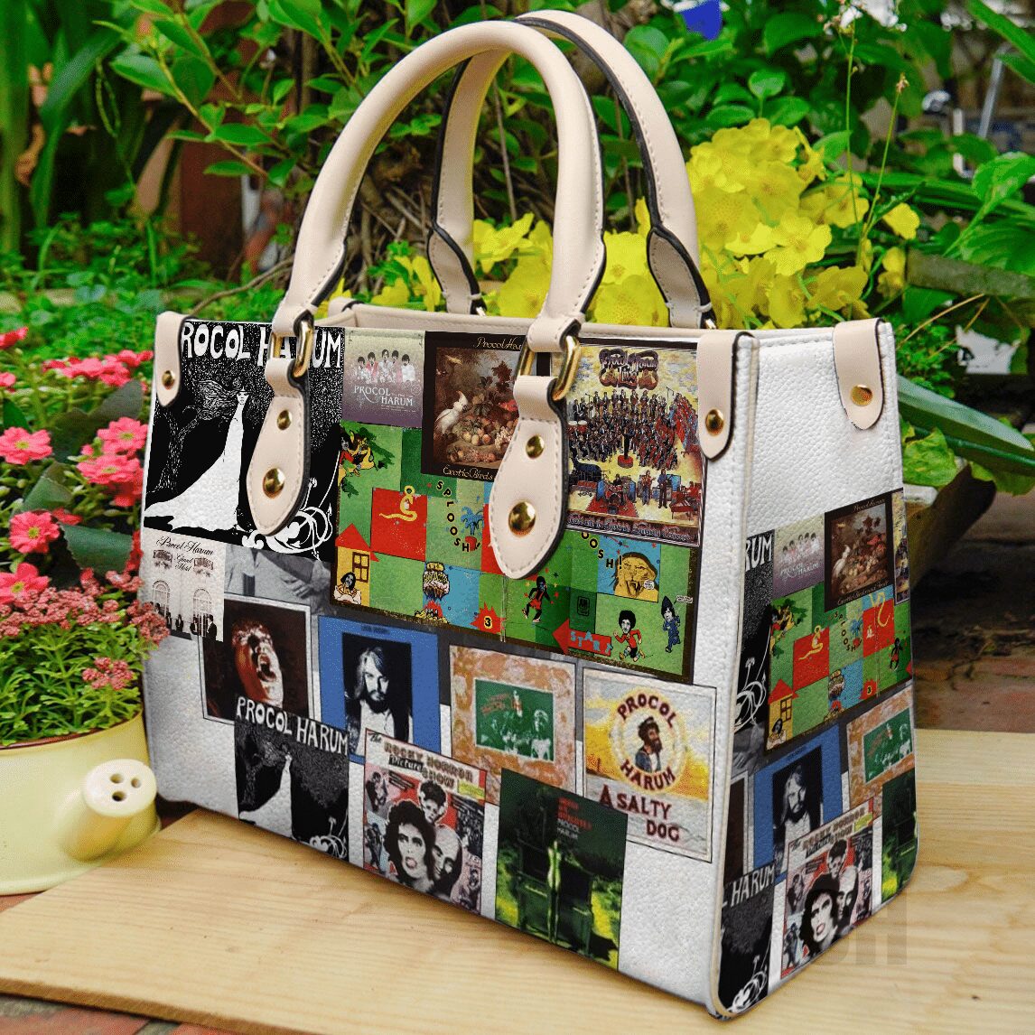 Procol Harum Leather HandBag B22