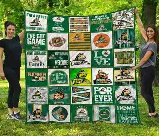 Wright State University Raiders Blanket Quilt B23