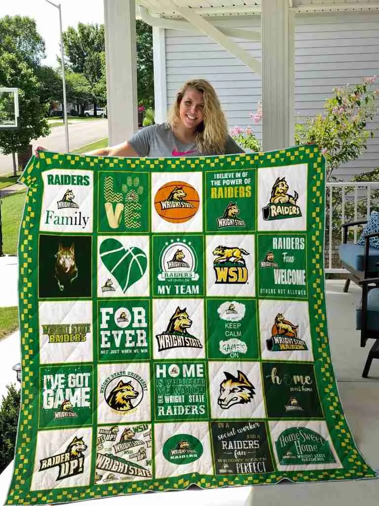 Wright State University Raiders Blanket Quilt B23