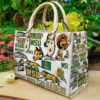 Wright State University Raiders Leather Hand Bag B23