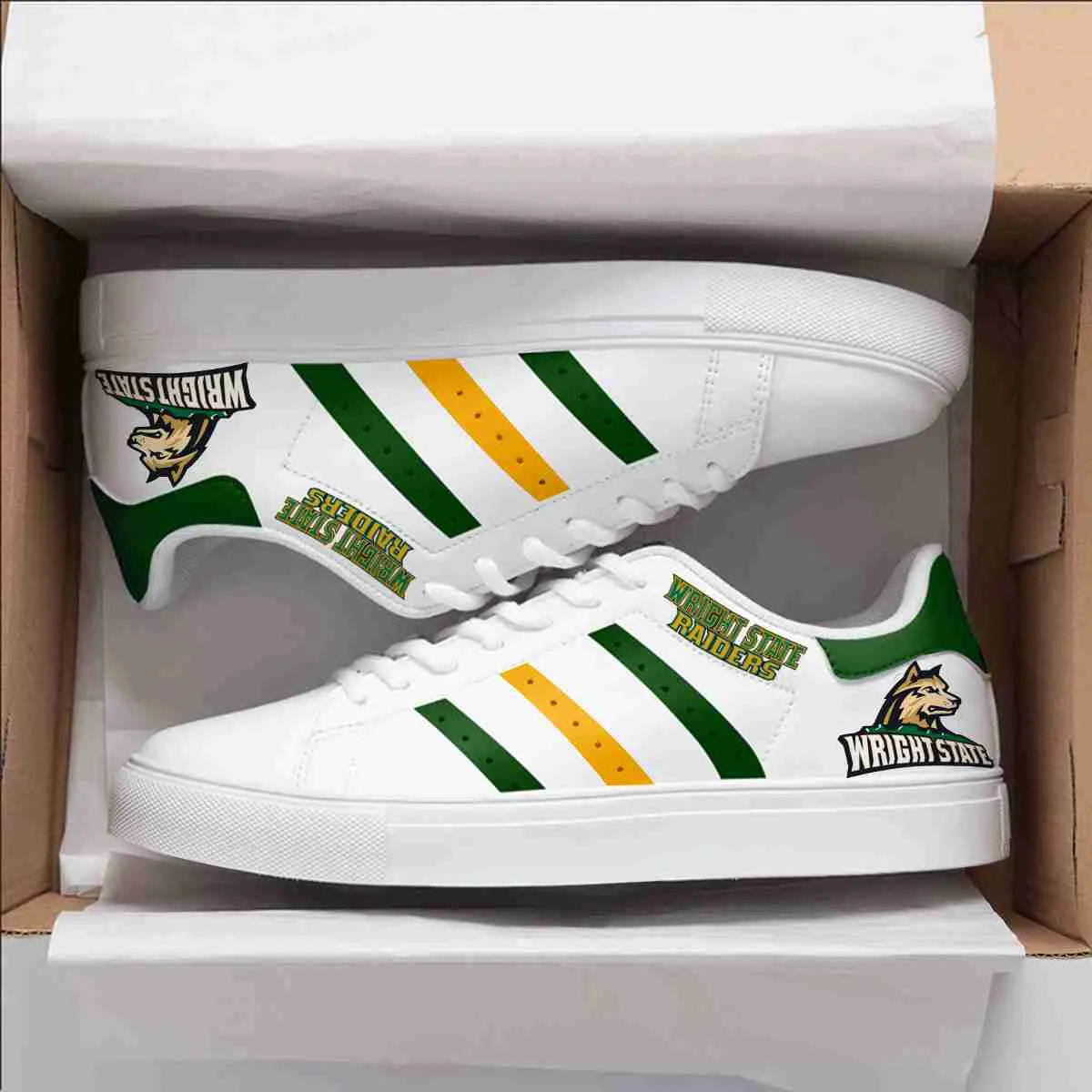 Wright State University Raiders Stan Smith Shoes B23