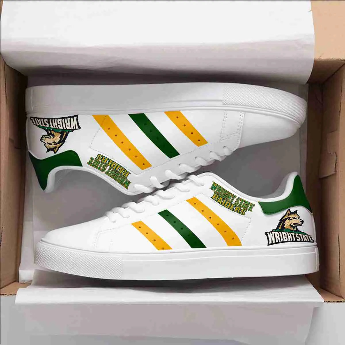 Wright State University Raiders Stan Smith Shoes B23
