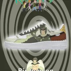 Rick n Morty Birdperson Air Force Shoes b22