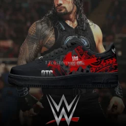 WWE Roman Reigns Air Force Shoes b22