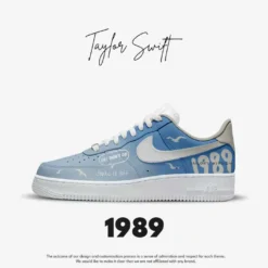 Taylor Swift 1989 Air Force Shoes b22