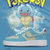 Pokemon Squirtle Air Force Shoes b22