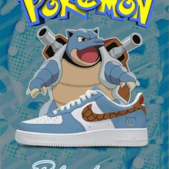 Pokemon Blastoise Air Force Shoes b22