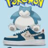 Pokemon Snorlax Air Force Shoes b22