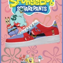 Spongebob Mr.Krabs Air Force Shoes b22