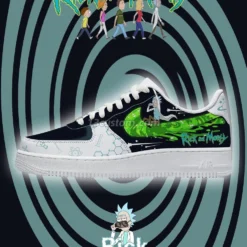 Rick n Morty Rick Air Force Shoes b22