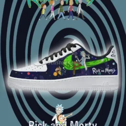 Rick n Morty V3 Air Force Shoes b22