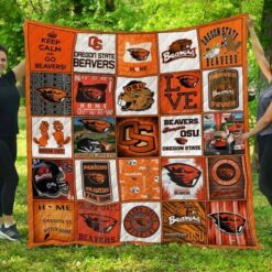 Oregon State Beavers  Blanket Quilt B21