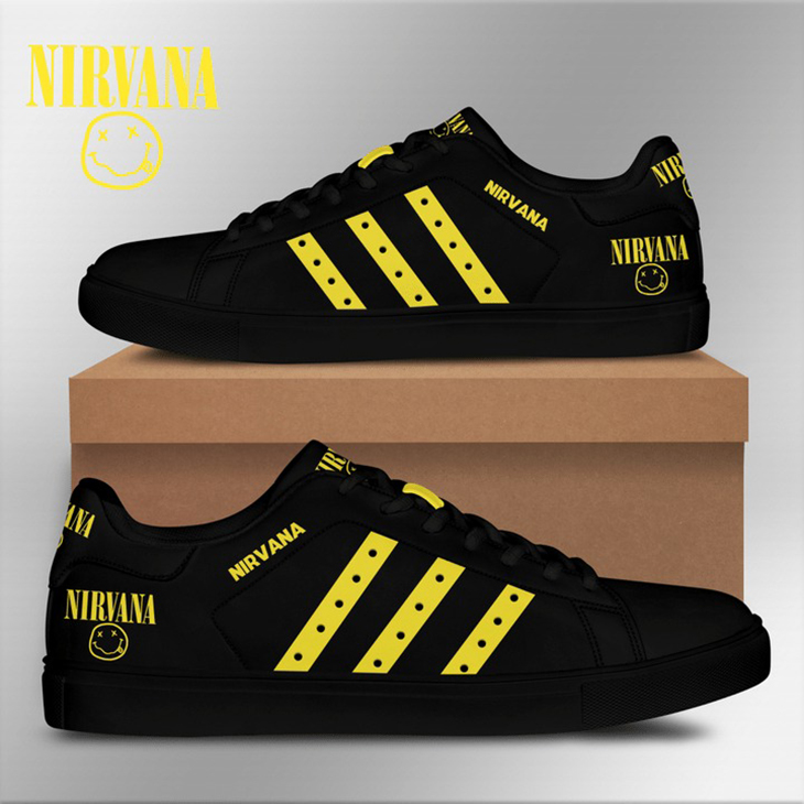 Nirvana Stan Smith Shoes B23