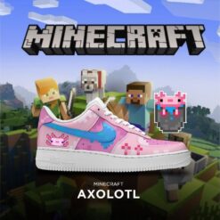 Minecraft Axolotl Air Force Shoes B22