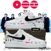 BTS Custom Name With Signature Air Force Shoes b22