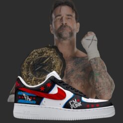 WWE Cm Punk Air Force Shoes b22