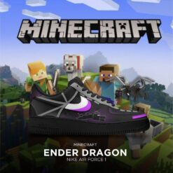 Minecraft Ender Dragon Air Force Shoes B22