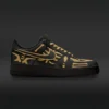Fortnite Golden Skull Air Force Shoes b22