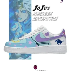 JoJo Bizarre Johny Joestar Air Force Shoes b22