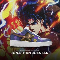 JoJo Bizarre Jonathan Joestar Air Force Shoes b22