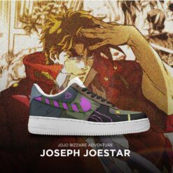 JoJo Bizarre Joseph Joestar Air Force Shoes b22