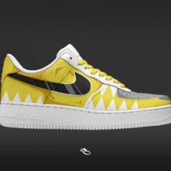 Power Ranger Yellow Air Force Shoes b22