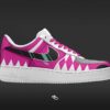 Power Ranger Pink Air Force Shoes b22