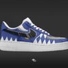 Power Ranger Blue Air Force Shoes b22